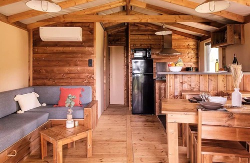 Coux-et-Bigaroque-Mouzens Ski Chalet | Camping Inspire Villages Séveilles - Signature Chalet 3 Rooms 4 People Air Conditioned