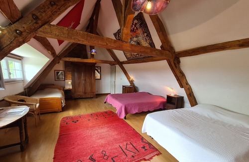 Le Pechereau Bed & Breakfast | Guestroom Le Pêchereau, studio flat, 5 persons