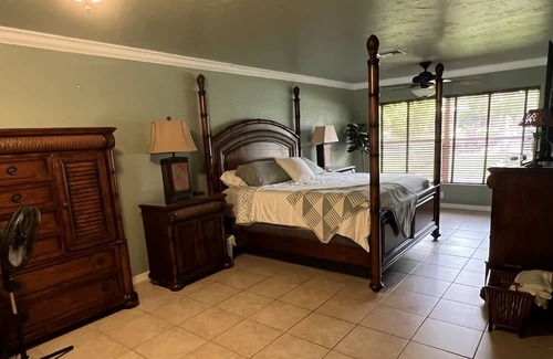 Lake Placid House | Pool home with access to Lake Huntley