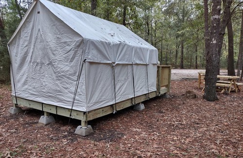 West Livingston RV Rental | Tentrr State Park Site - TX Lake Livingston State Park - Site A - Single Camp