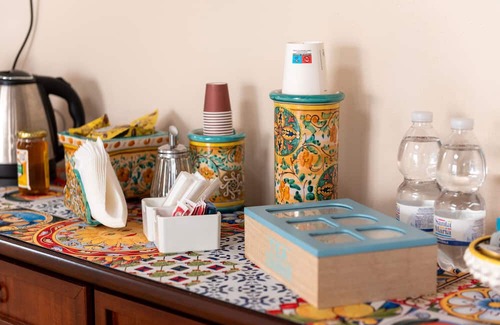 Caccamo Apartment | Accessible Double Room with Balcony, Wi-Fi, and Air Conditioning