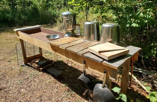 Surry RV Rental | Chickadee Hollow: Rustic Eco Camping near Acadia National Park!