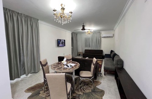 Ash-Shruq Apartment | An Energetic green garden view3-BR apartment in enjoyable Cairo with full AC