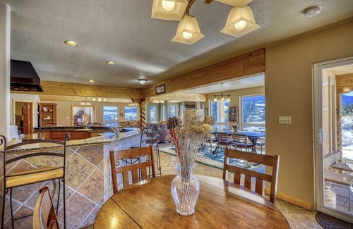 Del Norte House | Mountain home with indoor private pool, sauna, 360-degree mountain views