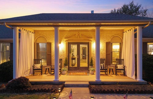 Perry Park House | Dog-Friendly Bourbon Trail Home w/Speakeasy, Pool, Hot Tub, + Game Room