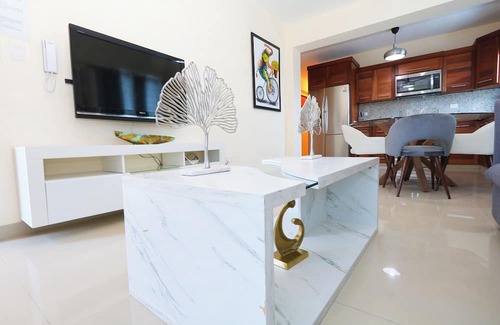 San Cristobal Apartment | STUNNING 2-BR 2-BATH APT W/AC GARAGE & ROOF TOP