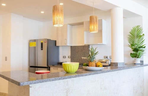 Las Terrenas Apartment | Penthouse am Meer: Strand von Coson