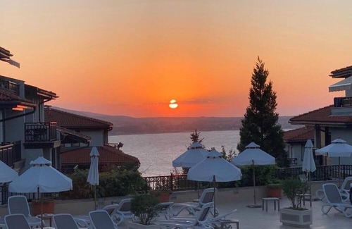 Sozopol Apartment | Charming apartment - huge terrace, AC and WiFi in Sozopol most awarded complex