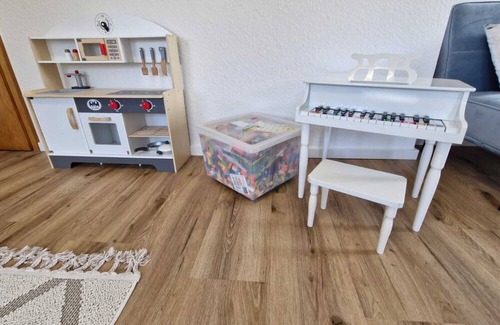 Verden Apartment | AllerGrün apartment, balcony with a view of nature
