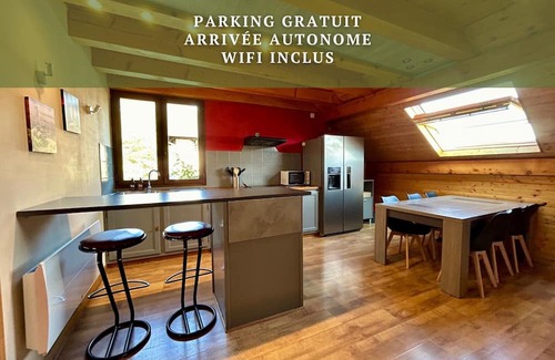 Saint-Pierre-d'Albigny Apartment | Chez fred 201 - parking wifi- clg savoie