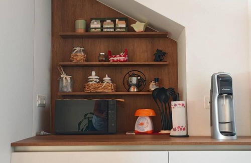 Voltri Apartment | Apartment 'La Mansarda Di Crevari' with Sea View, Wi-Fi and Air Conditioning