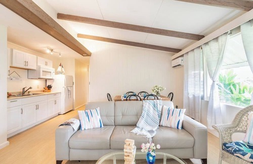 Ewa House | Oceanfront Stay w/AC, BBQ, Washer/Dryer & Kitchen