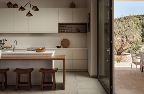 Korithi Villa | Luxury modern Villa, nestled on the mountain side with panoramic sea view.