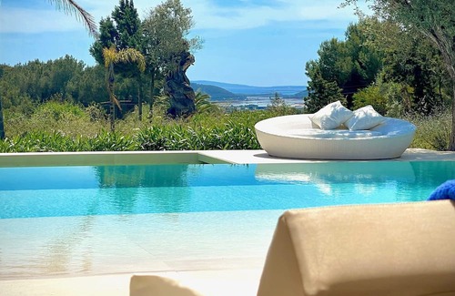Sant Josep de sa Talaia Villa | My Rental Homes | Villa The Marvel with amazing sea view, two pools, garden