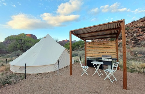 Gateway RV Rental | Canyon Tent at Gateway Glamping, Western Colorado