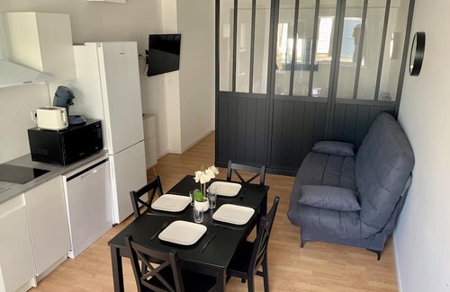 Nouan-sur-Loire Apartment | New apartment with garden in town center, 5 minutes from Château de Chambord