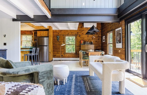 New Paltz House | Secluded w/Pool, Spa, Fire Pit, Forest Views | Cragswood Cottage by AvantStay