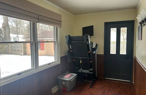 Norton Shores House | Charming bedroom in house in beautiful Norton Shores