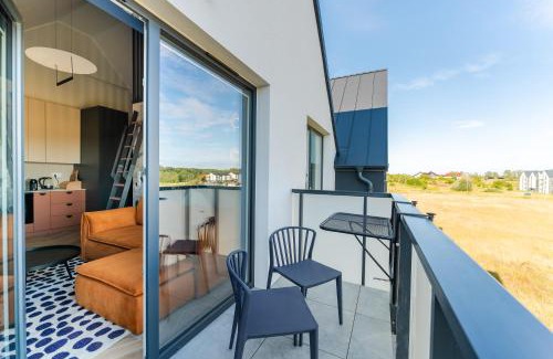Ustronie Morskie Apartment | Ustronie Sunny Apartment with Mezzanine