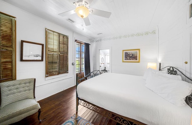 Sunset Views & Balcony Access, King Bedroom, Charming Historic Bowery Inn