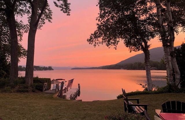 Lake George family retreat in prime location with private dock and swim area
