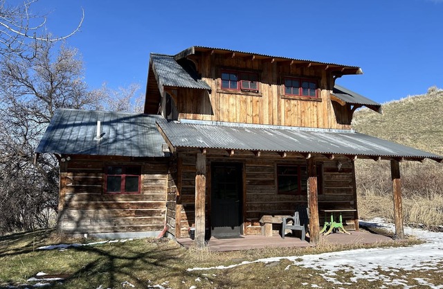 Jack Bean Homestead cabin 1 mile east of Bozeman.