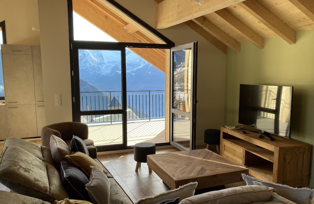 Nouveau ! Chalet Neuf, Accès Rapide aux Pistes et vue Exceptionnelle