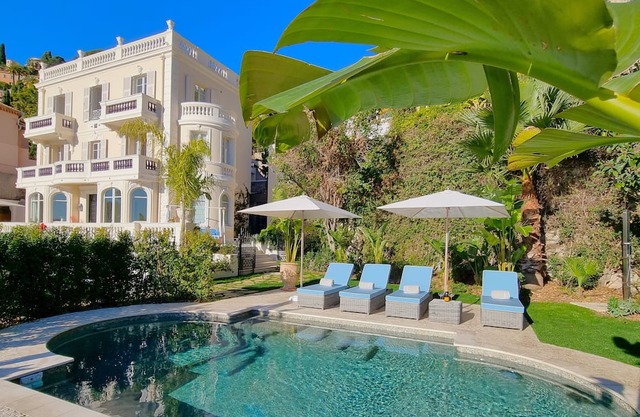 Belle époque Villa with sea view overlooking the Bay of Villefranche sur mer