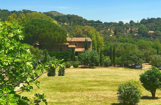 Porto Ercole, Tuscany Coast: Classic Charm in Fabulous 18th c. Farmhouse now Chic Designer Villa w P