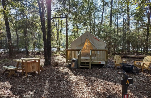 Tentrr State Park Site - Texas Lake Livingston State Park - Site A - Single Camp