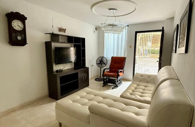 Cozy white house