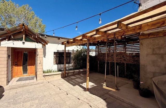 Casa MiRó Creel, a cozy place with an indoor fireplace.
