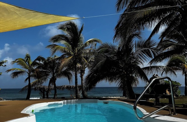 Beachfront 1-bdr 1-bath "Sea Breeze Suite" 100 ft from the Ocean with a Pool!