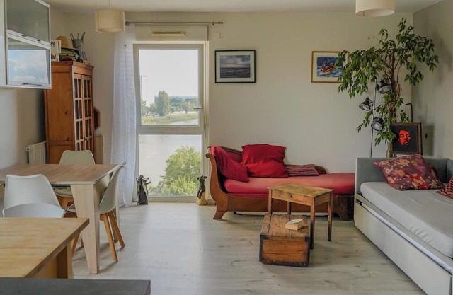Spacious modern apartment with view of the Loire