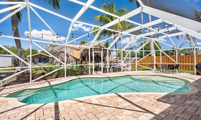 Lauderdale Isles House | 3/2 Tropical, Waterfront Oasis, Pool Home, w/ Dock