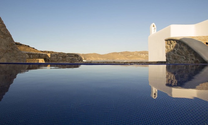 Panormos Villa | Superior Suite With Private Pool and sea View