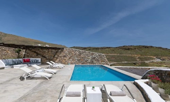 Panormos Villa | 3 Bedroom Villa With Private Pool and sea View