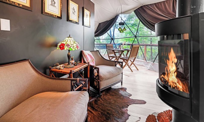 Swan Lake RV Rental | Welcome to the Domes at Catskills, a lakefront glamping adventure for adults.