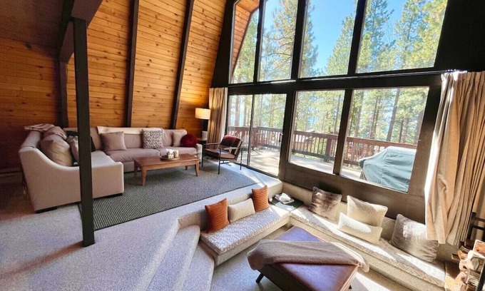 Lake Forest Cabin | Dollar Point Mountain Modern A-Frame!