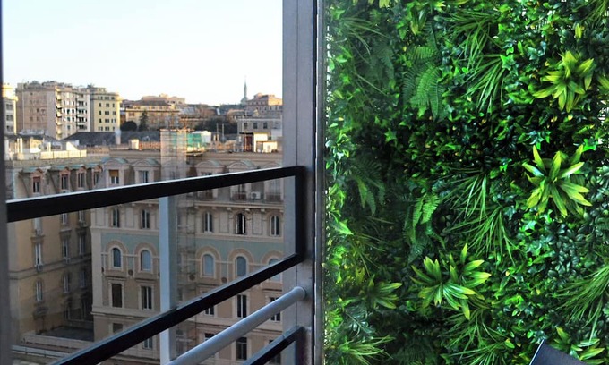 Castelletto Apartment | Central penthouse with balcony and city view