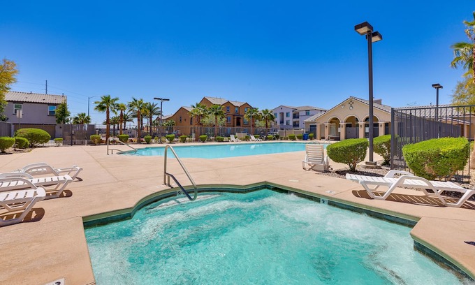 Nellis Air Force Base House | Stylish Home w/ Pool Access, 10 Mi to Vegas Strip!