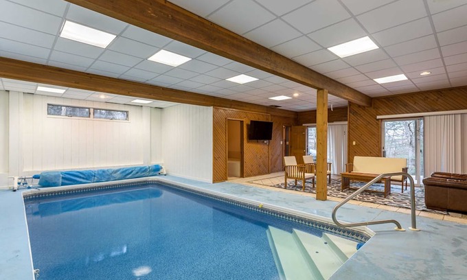Mount Pocono House | Heated Indoor Private Pool | Hot Tub | Game Room