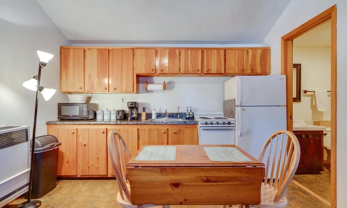 Weirs Beach Cabin | Pet-Friendly Laconia Cabin w/Fireplace + Deck!