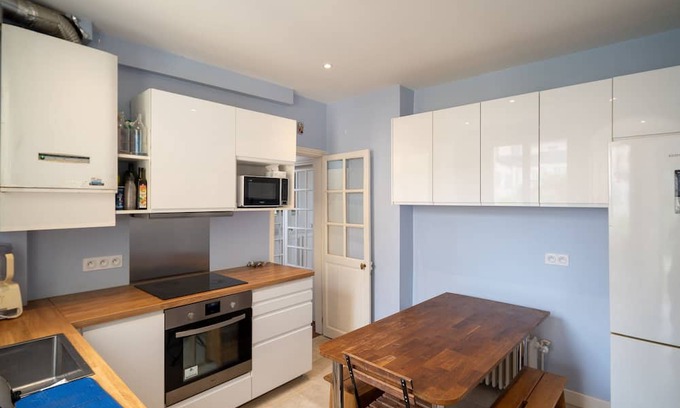 Chantiers Apartment | Idf112 - Apartment with a garden for Olympics 2024