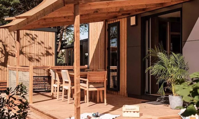 Coux-et-Bigaroque-Mouzens House | Camping Inspire Villages Séveilles - Signature Cottage 3 Rooms 4 People Air Conditioned