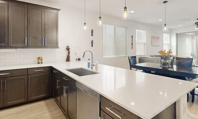 South Mountain House | Spacious, mountain view home with a private pool, enclosed yard, & washer/dryer