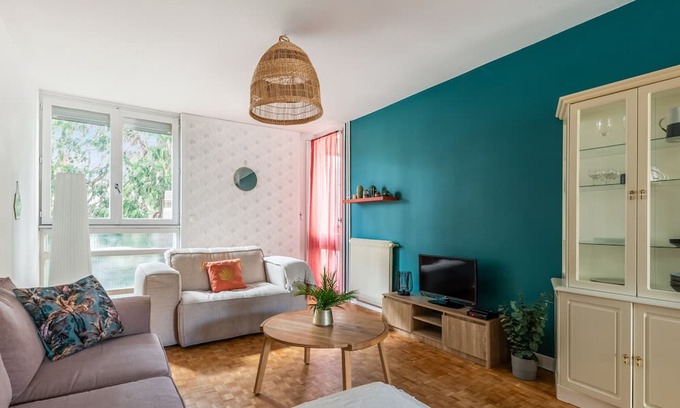 Zola - Pressense Apartment | Charming T3 near the Tête d'Or - Welkeys