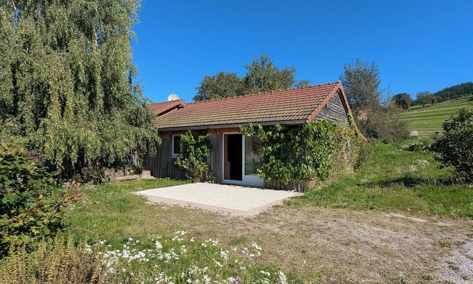 Laveline-du-Houx Ski Chalet | Two adjoining ecological chalets, sleeps 9, with Jacuzzi spa, Vosges mountains