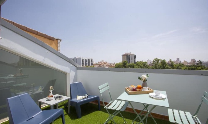 Castello de la Plana Apartment | La Pergola 6G - Exterior Penthouse with Terrace