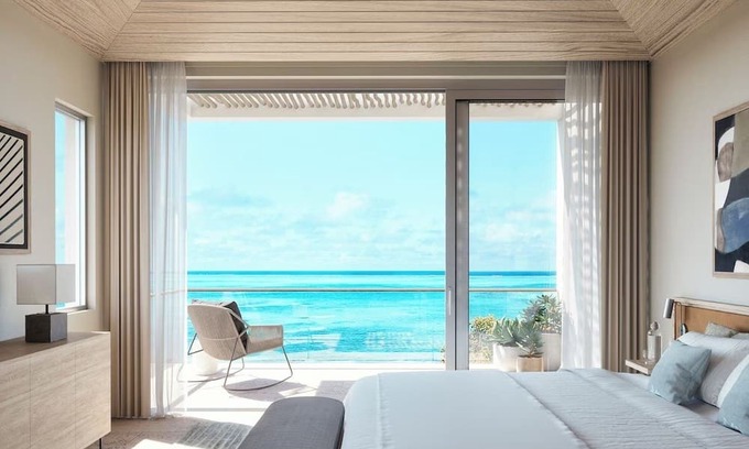 Providenciales Hotel | Sleek and Modern Villa w/Stunning Samsara Beach Ocean Views